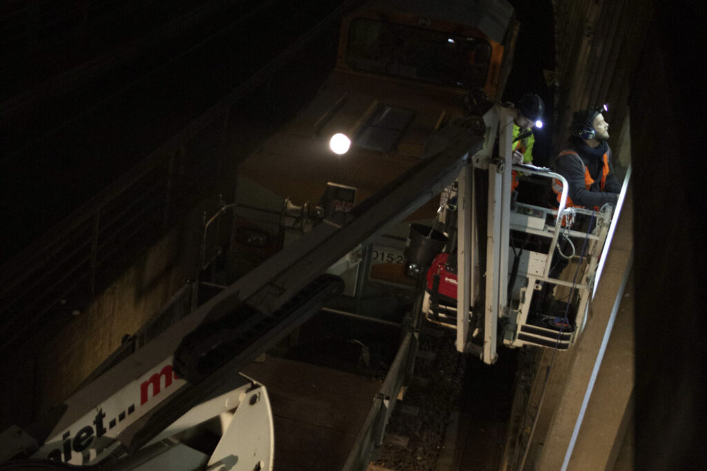 Bauwerksuntersuchungen Tunneldecke